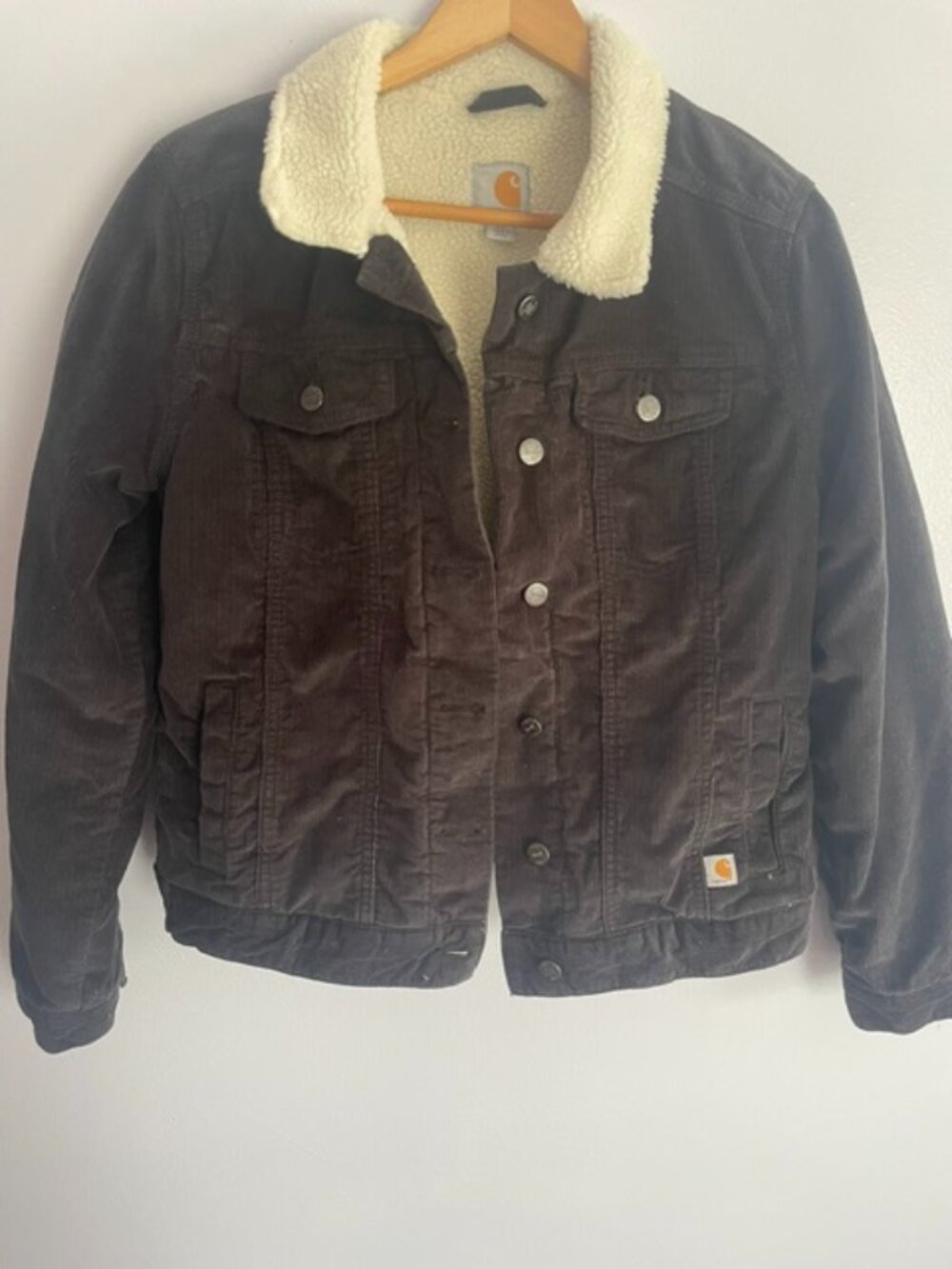 Carhart Women's corduroy/sherpa lined jacket-Small